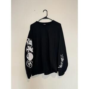 Stussy Black Long Sleeve Graphic Shirt